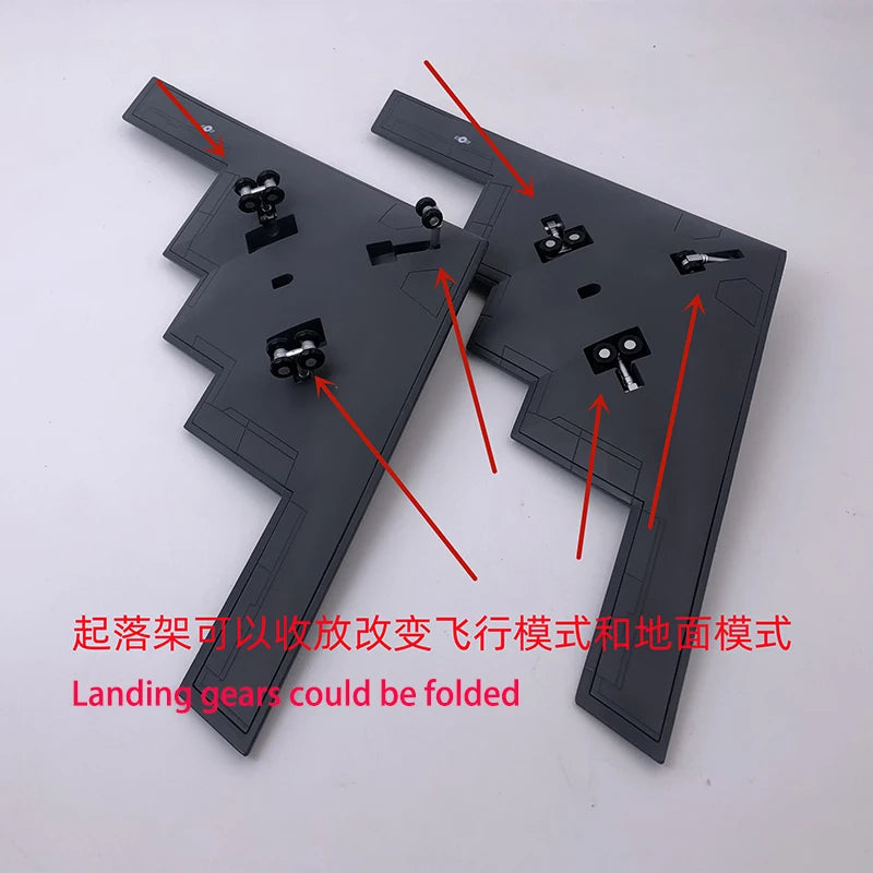 Diecast 1/200 Scale B2 USAF B-2A Bomber Aircraft Airplane Plane Replica Model Toy For Display Collection Holiday gifts