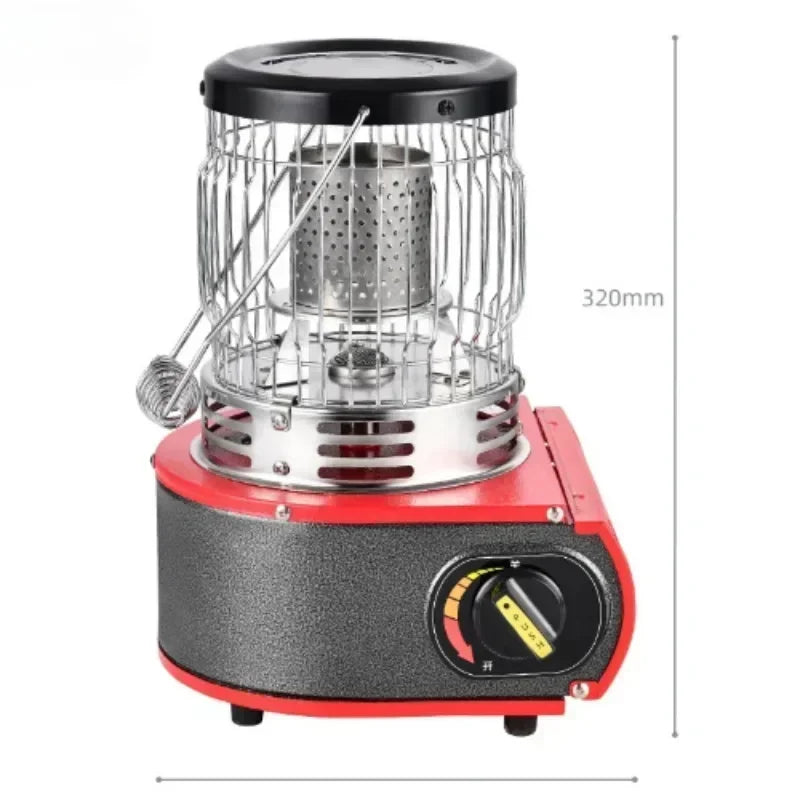 Portable Gas Heater for Outdoor Camping Gas Stove Windproof Tourist Gas Burner Tent Stoves Heater Picnic BBQ Cooking Gas Stove