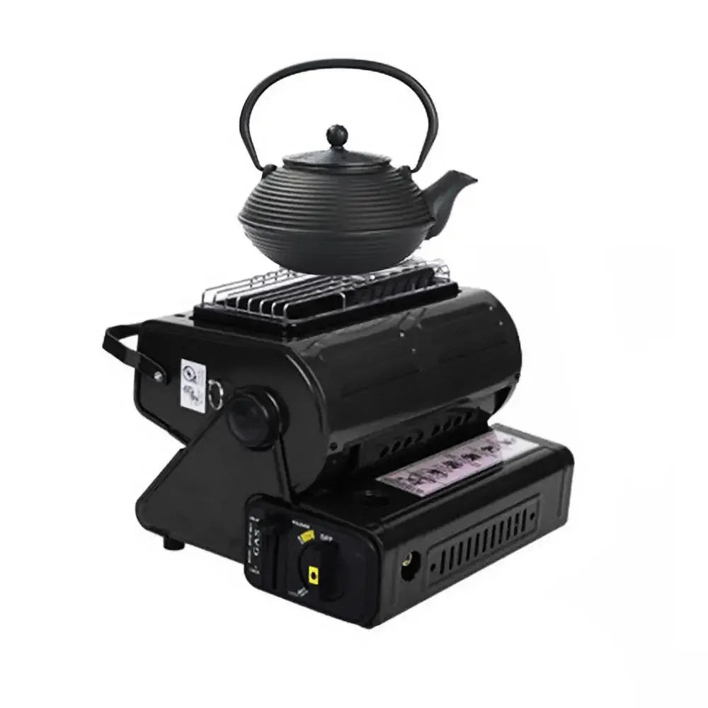 Camping Wind Proof Gas Burner Outdoor Heating Stove Gas Stove Portable Propane Heater Strong Fire Stove Heater Picnic Tourist