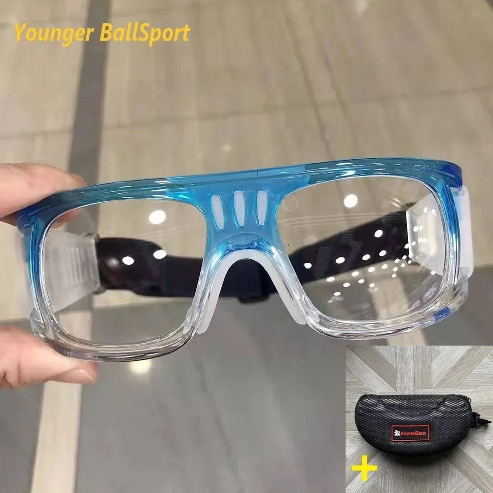 2025 Myopia Basketball Glasses Sport Eyewear Football Gradient Anti-Collision Glasses Removable Training Goggles Cycling Glasses