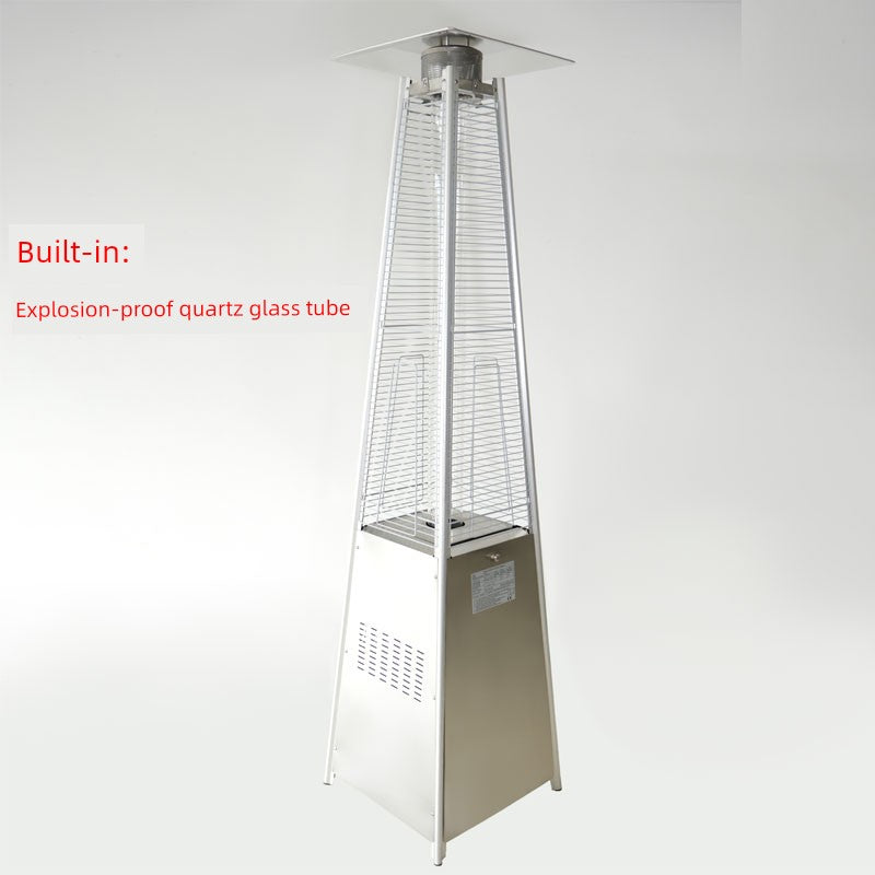 Commercial Landscape Real Fire Tower-Shaped Courtyard Gas Heater