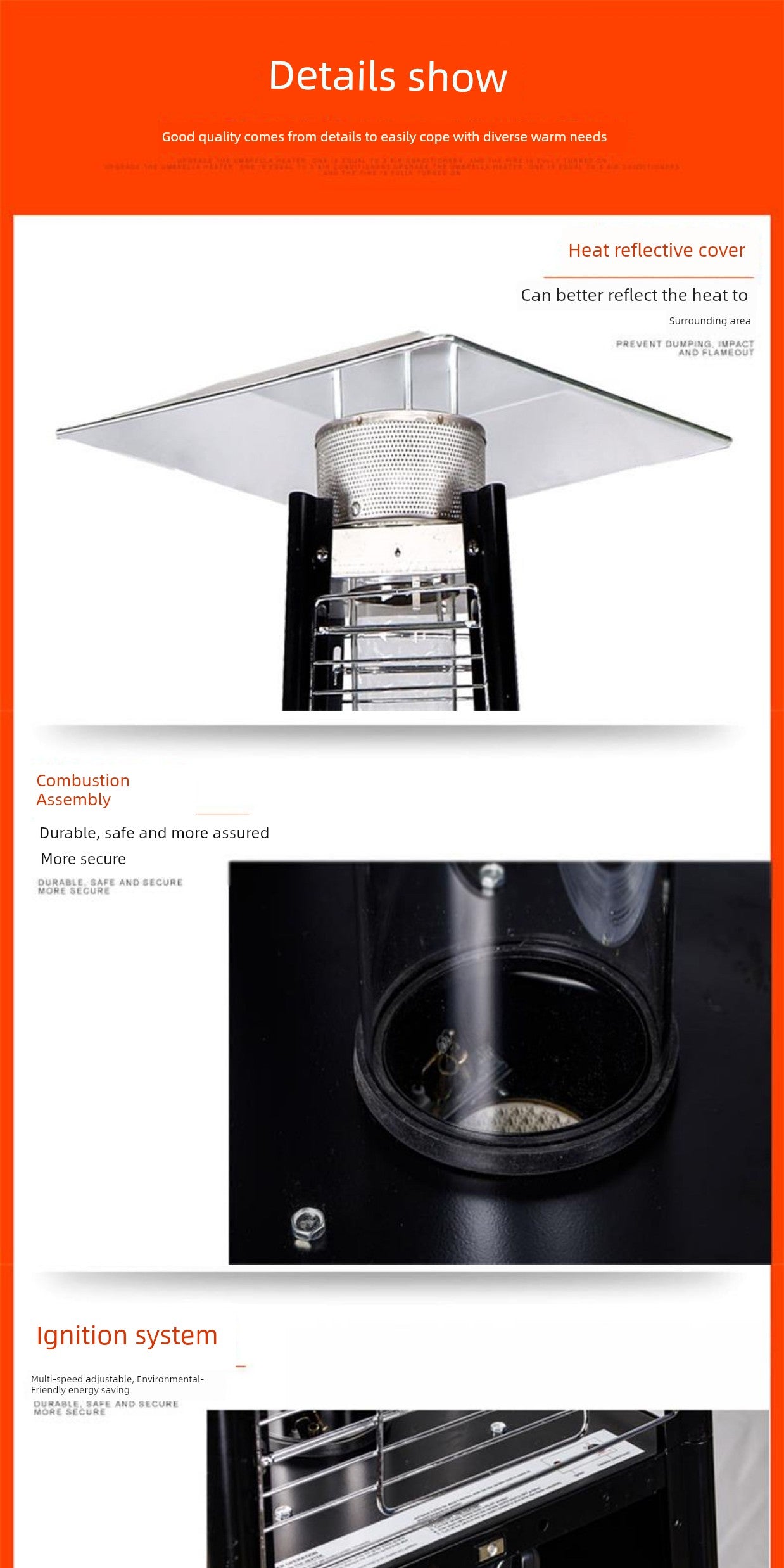 Commercial Landscape Real Fire Tower-Shaped Courtyard Gas Heater