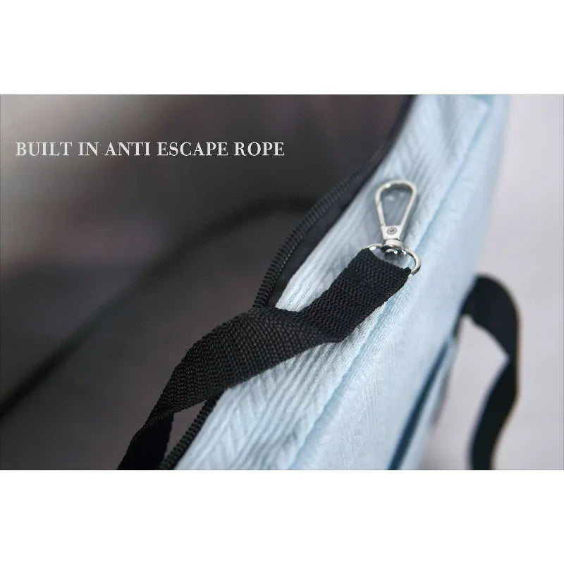 Cute Pet Car Luggage Multifunction Convenient Pet Car Safety Seat Large Capacity Dog Car Backpack Outdoor Travel