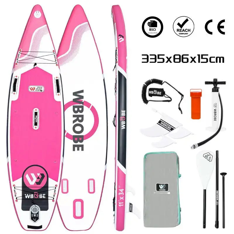 TOURUS  blue wood double layers sup boards melting inflatable stable stand up paddle board 11feet 33inch