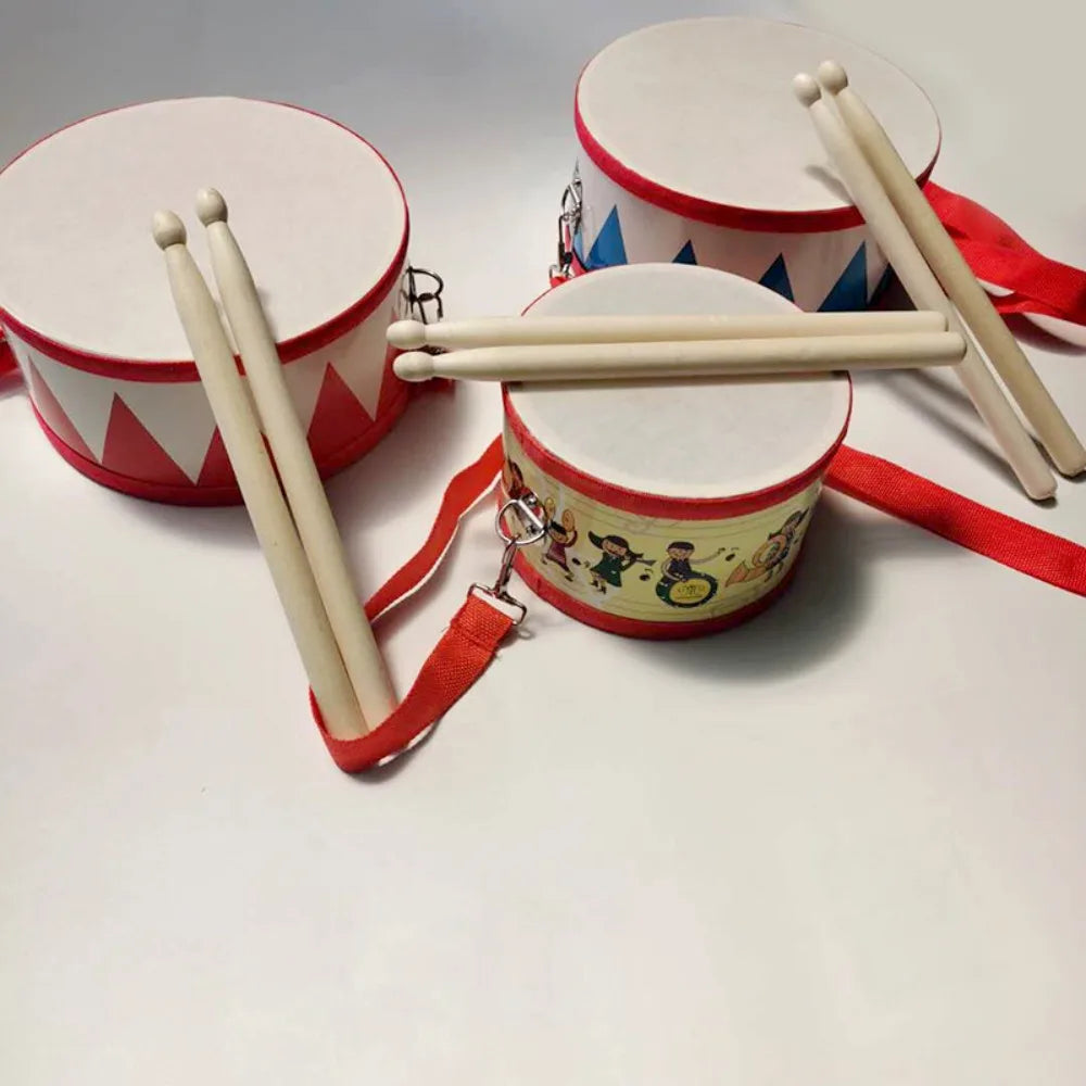 New Early education Beat Children  Toys Drum Wood Percussion instrument Musical Instrument
