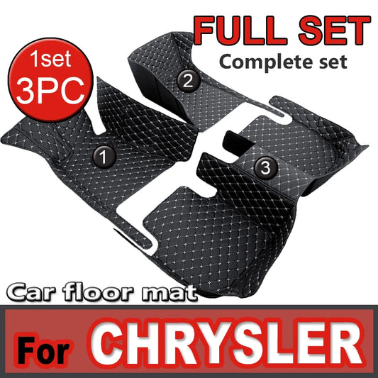 Car Floor Mats For CHRYSLER 200 300 300C 300s 300C Touring Pacifica PT Cruiser Sebring Town and Country Fifth Car Accessories