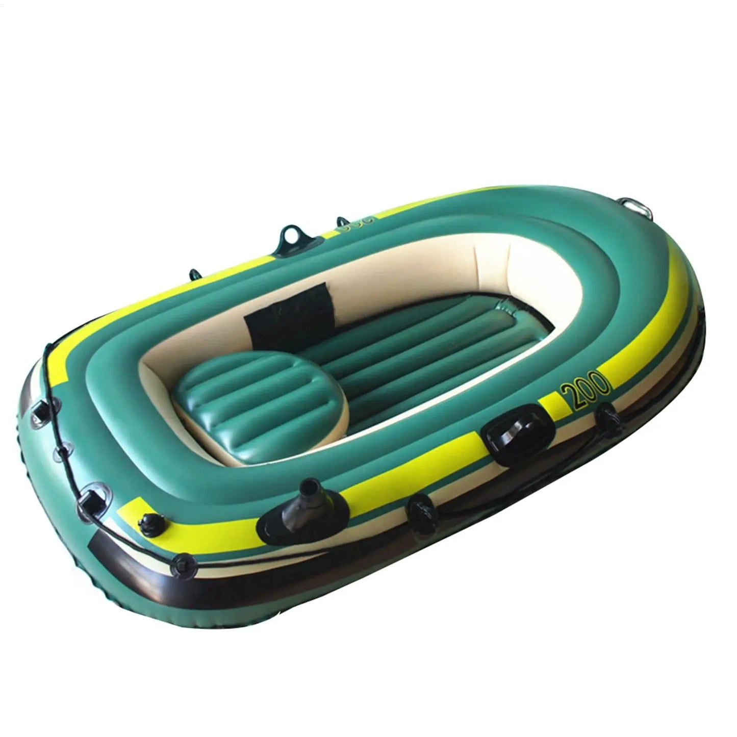 2/3 Person Inflatable Boat Set Heavy Duty Fishing Air Kayak Canoe (NO Oars And Foot Pump) Fishing Drifting Rafting Boat