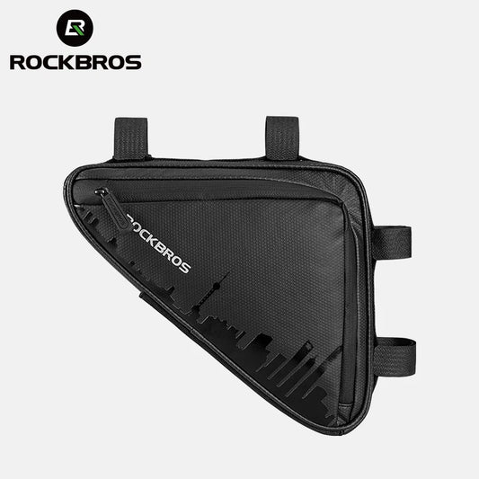 ROCKBROS Bicycle Bag Ultra-light Tube Bike Storage Bag Triangle Saddle Frame Pouch for Cycling Outdoor Sports Bike Accessories
