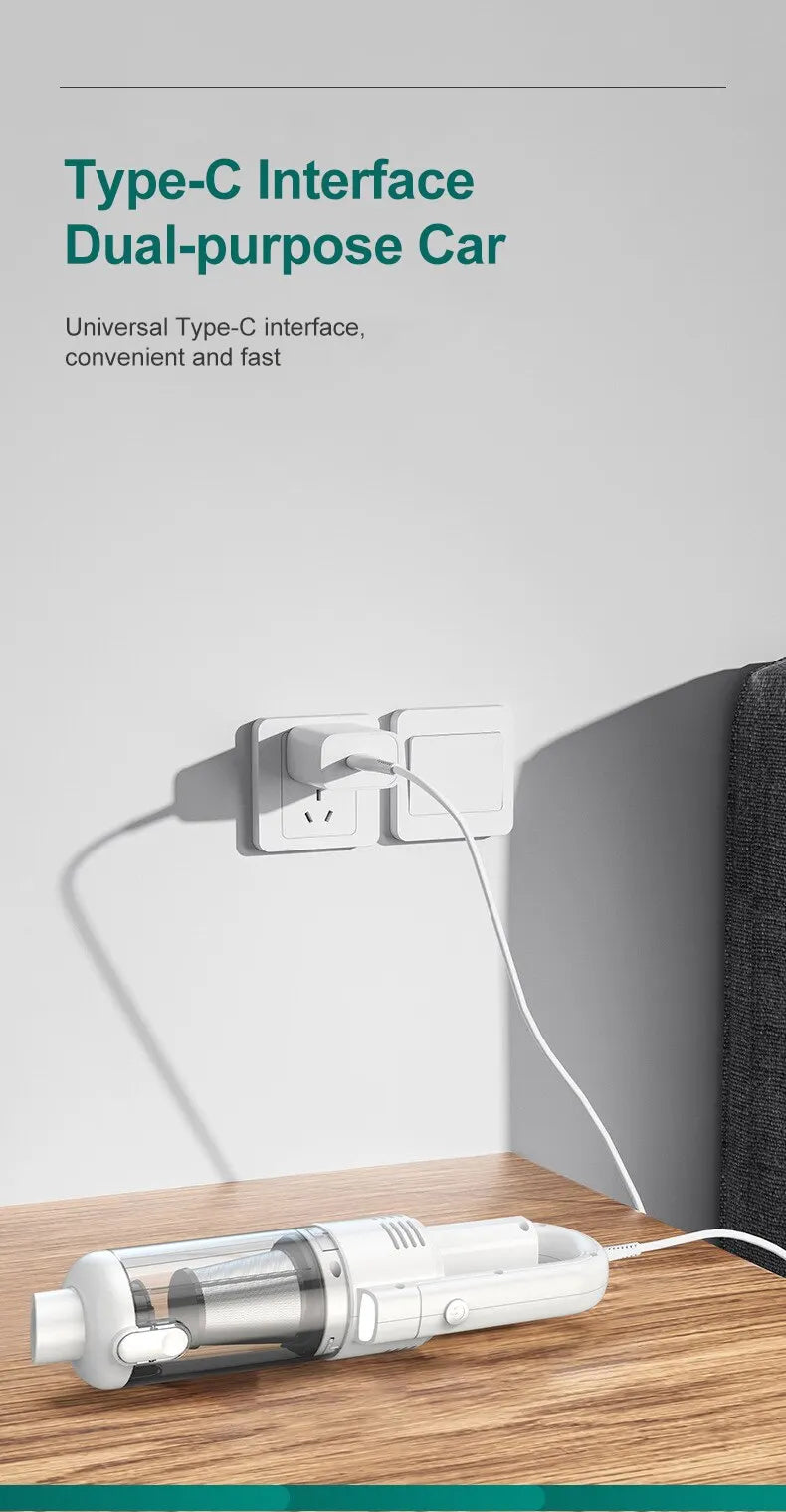 Multifunctional Handheld Vacuum Cleaner Powerful Suction 15000pa Filter Wireless Vacuum Cleaner for Pet hair Floor Household