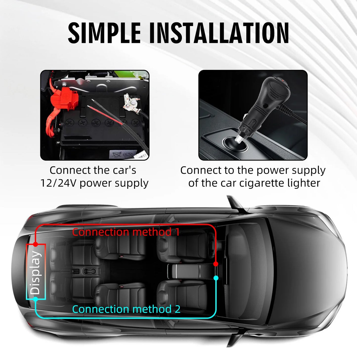 60/70/80CM LED Pixel Panel Light Remote Control Soft Foldable Lighting Scrolling For Truck Car Devil Eye  For Board Windshield