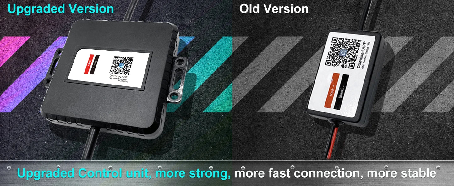 RGB LED Trail Rig Light Rock Lights 4/6/8 Pods Underglow App Remote Control Music Mode for Pickup ATV RZR UTV Chassis Lighting