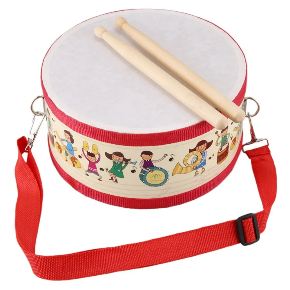 New Early education Beat Children  Toys Drum Wood Percussion instrument Musical Instrument