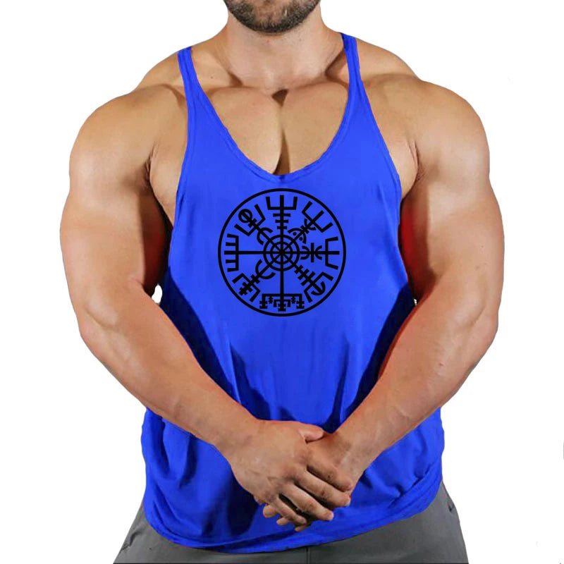 Gym Vest Fitness Shirt Muscle Man Singlet Men Tank Tops Stringer Sleeveless Sweatshirt Men's Singlets Top for Fitness Clothing