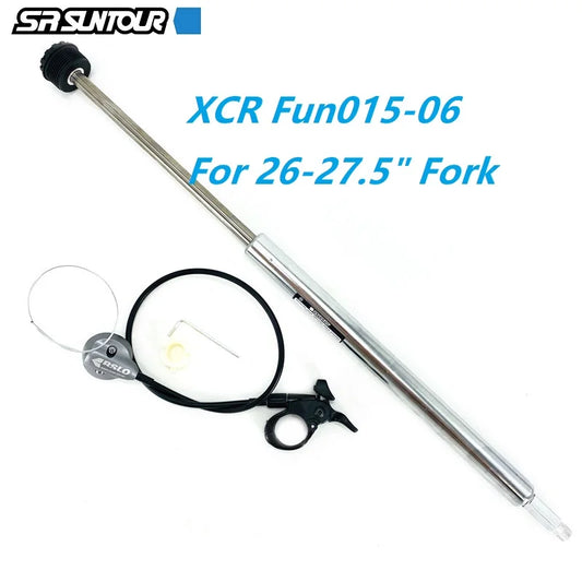 For SR SUNTOUR XCR 27.5" 26" Front Fork Cartridge Remote Lockout Damping Rod Control Lock Out Handlebar Lever 22.2mm FUN015-06