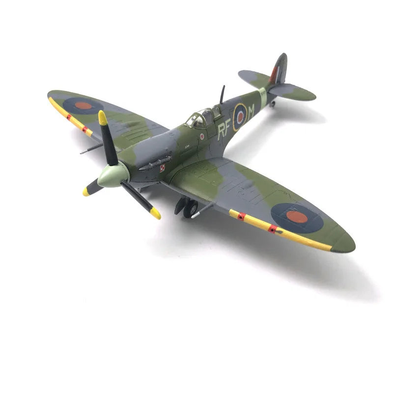 JASON TUTU 1/72 Scale Spitfire Fighter Diecast Metal Military Aircraft Model Collection Drop Shipping