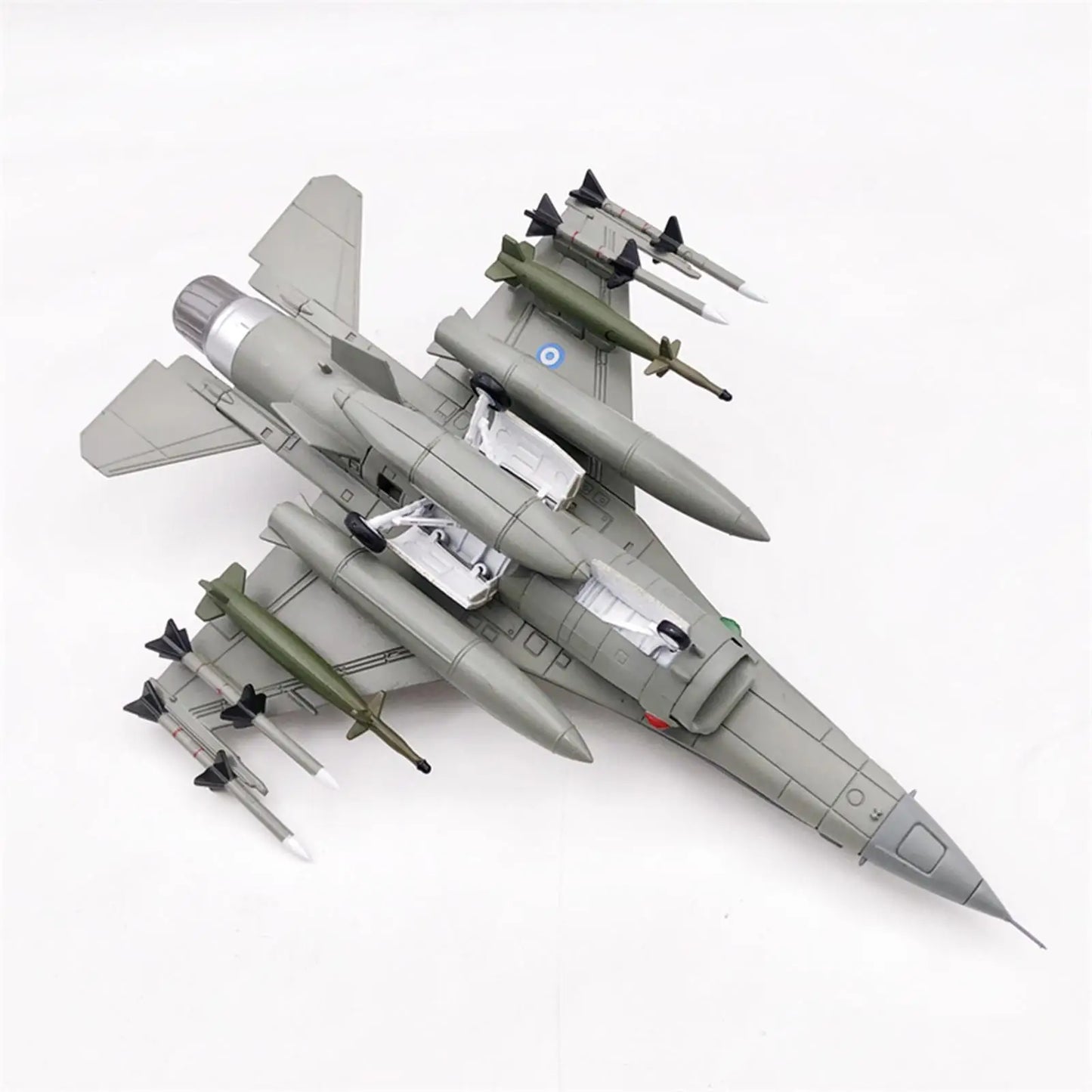 Simulation 1:72 F16 Aircraft Model Retro Plane Model for TV Cabinet Shelf