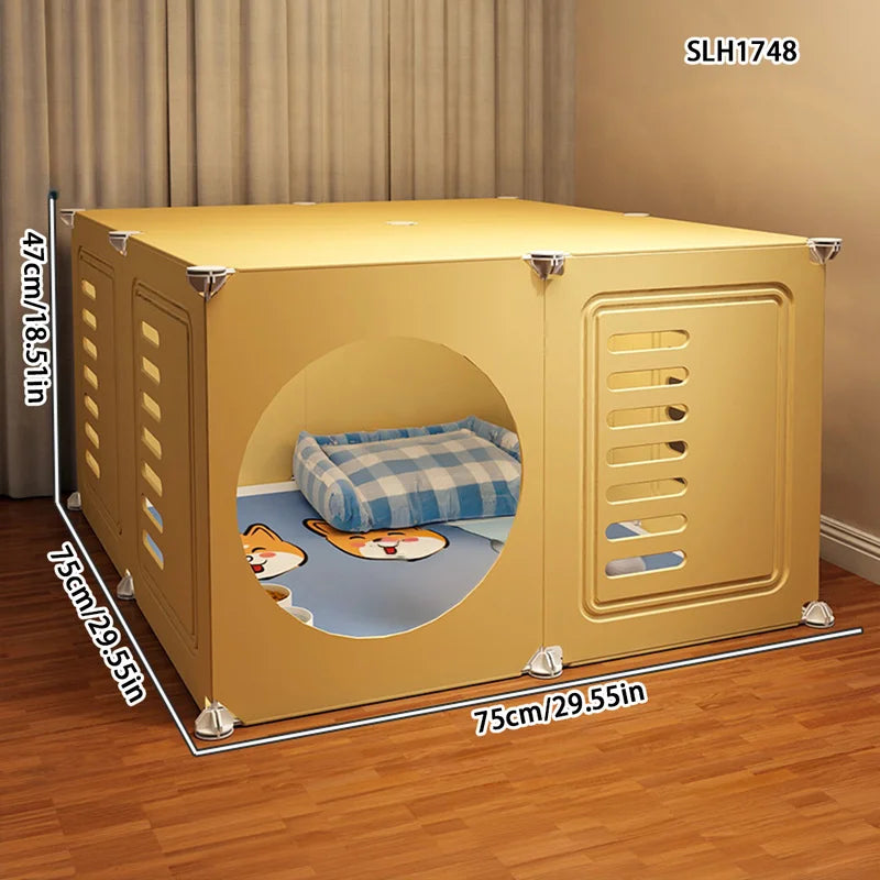 Dog Cage Small Dog Home Cat Villa Kennel One Bedroom One Bathroom One Living Room Pomeranian Teddy Corgi Dog House