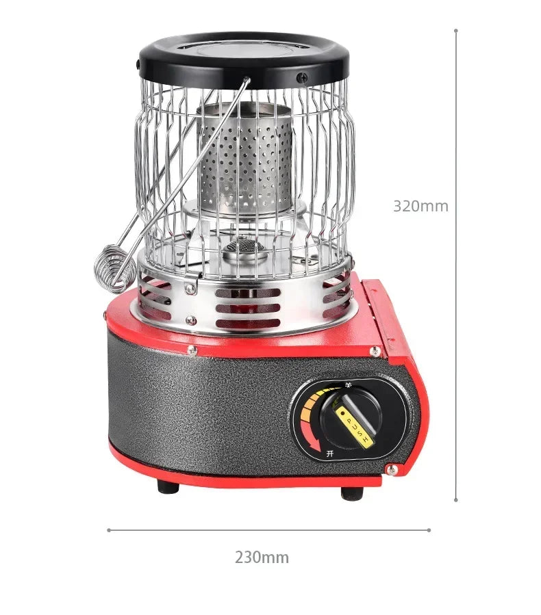 Portable Gas Heater for Outdoor Camping Gas Stove Windproof Tourist Gas Burner Tent Stoves Heater Picnic BBQ Cooking Gas Stove