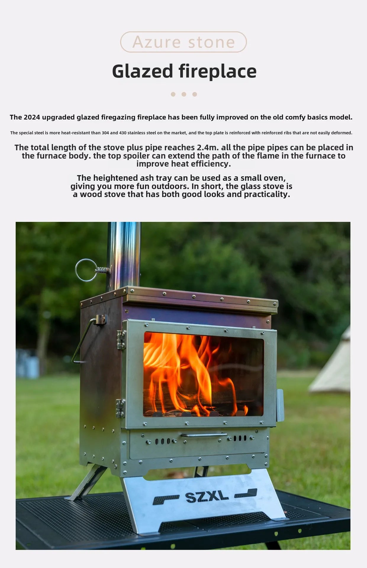 Firewood Fireplace Master Firewood Fireplace Outdoor Winter Heating Furnace Firewood stove Camping