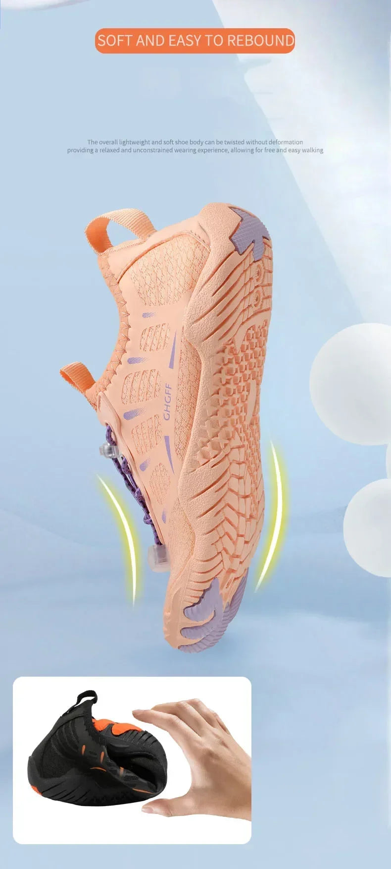 Unisex Quick-Drying Non-Slip Women Wading Boots Swimming Beach Sneaker Men Fishing Outdoor River Aqua Shoes Water Swimming Shoes