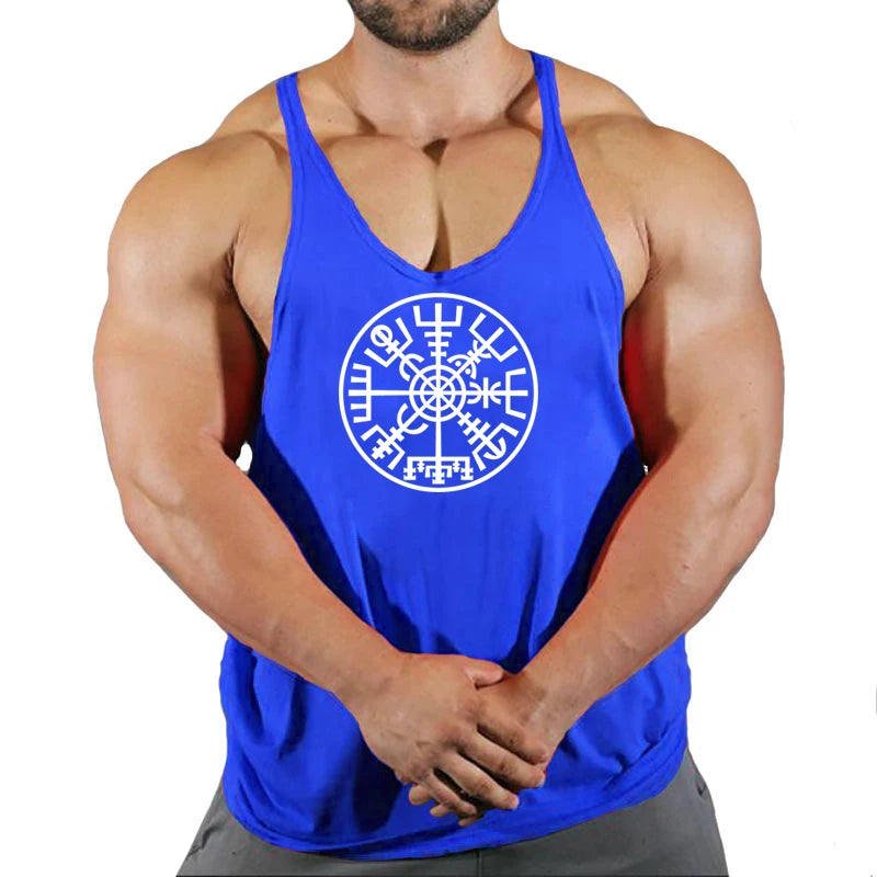 Gym Vest Fitness Shirt Muscle Man Singlet Men Tank Tops Stringer Sleeveless Sweatshirt Men's Singlets Top for Fitness Clothing