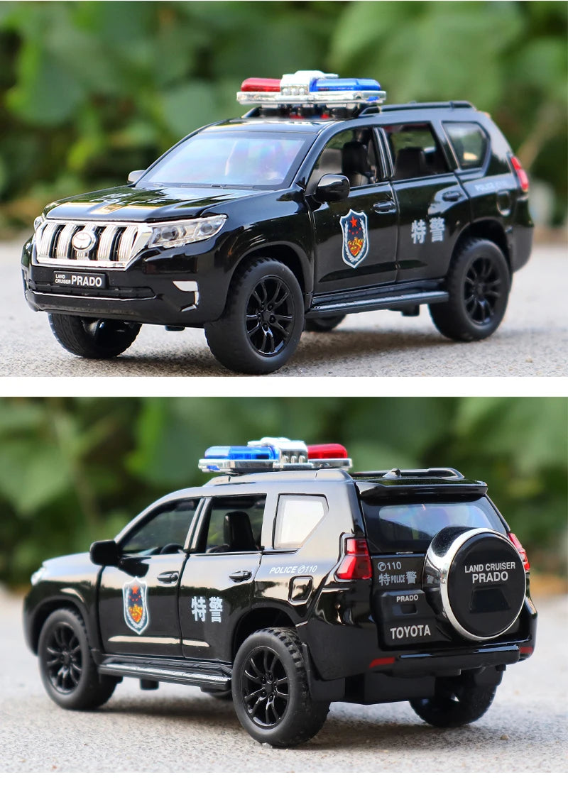 1:32 Toyota Prado SUV Alloy Car Diecasts Metal Toy Vehicles Car Model Collection LAND CRUISER Simulation Car Model Toy Gift