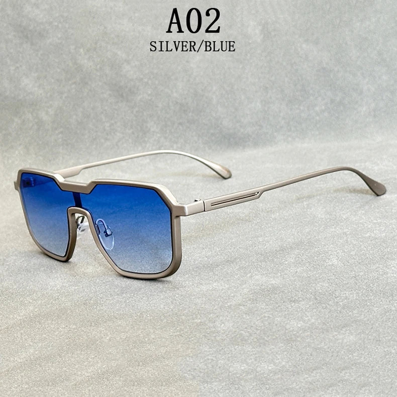 Heavy Metal Steampunk Sunglasses For Men Square Vintage Punk Fashion Glasses Retro Gafas De Sol Hombre Lunette De Soleil Homme