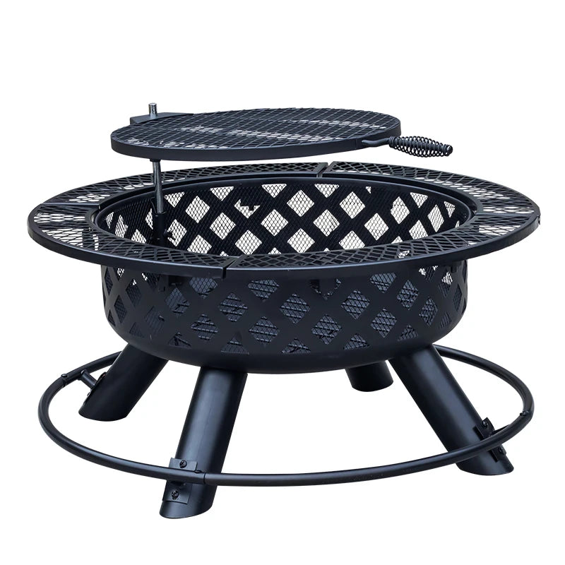 Outdoor Camping Fire Pits Easily Cleaned Patio Barbecue Grill Bbq Outdoor Charcoal Stove