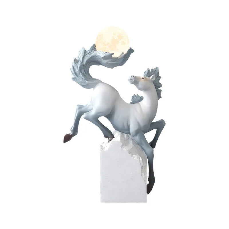 Creative Large Floor-standing Ornaments, Living Room Home Decoration, Entrance Light Luxury Sculpture, Luminous,Store Decoration
