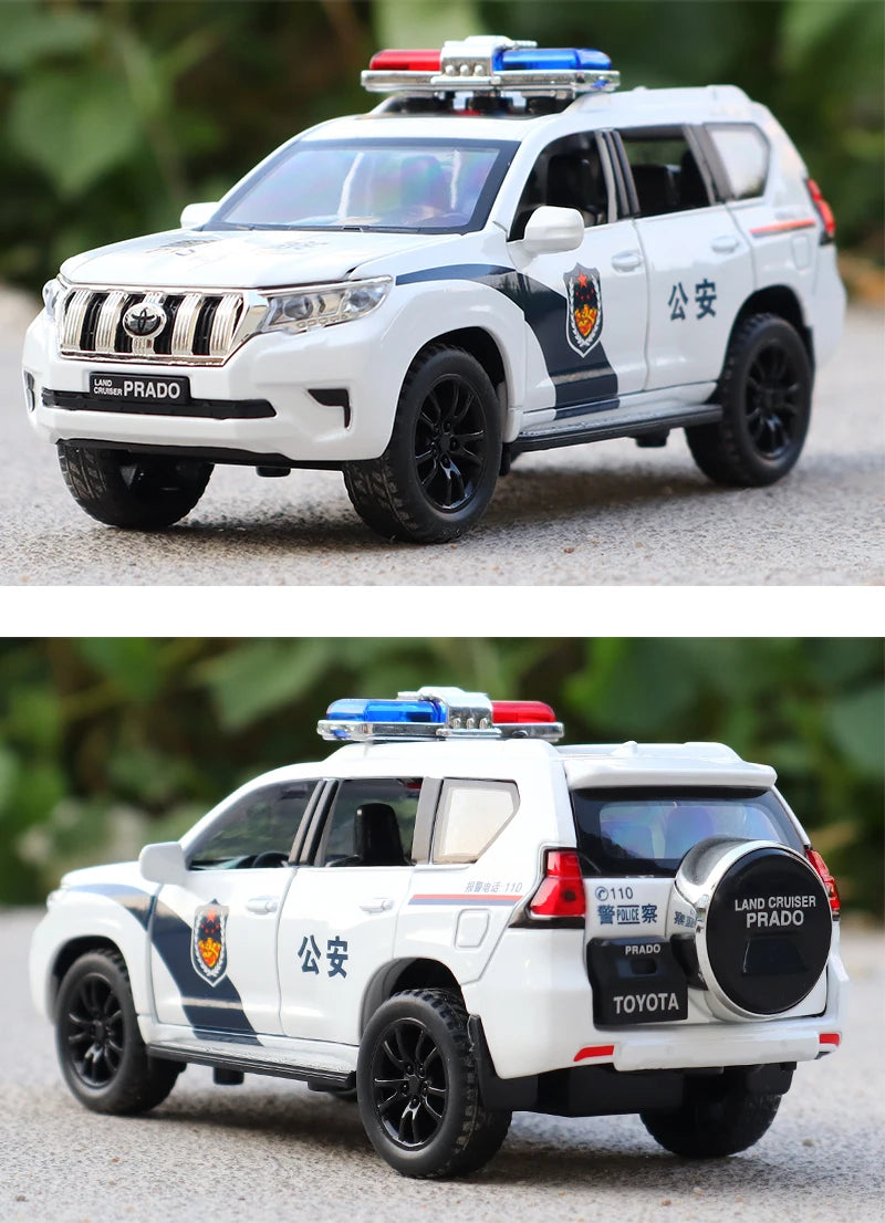 1:32 Toyota Prado SUV Alloy Car Diecasts Metal Toy Vehicles Car Model Collection LAND CRUISER Simulation Car Model Toy Gift