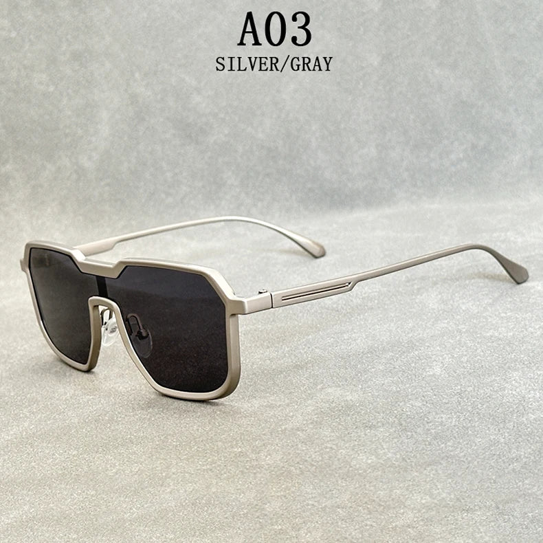 Heavy Metal Steampunk Sunglasses For Men Square Vintage Punk Fashion Glasses Retro Gafas De Sol Hombre Lunette De Soleil Homme