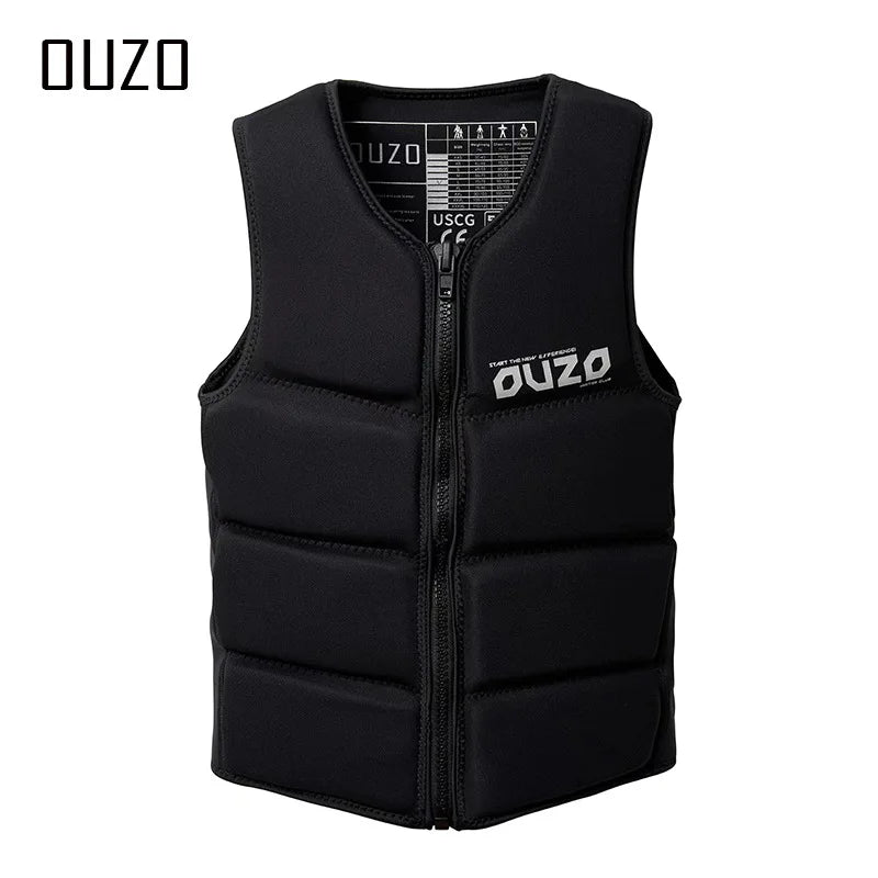 Mens Neoprene Wakesurf Comp Vest - Designed Exclusively for Wake Surfing, but Great for All Other Watersports Activities!
