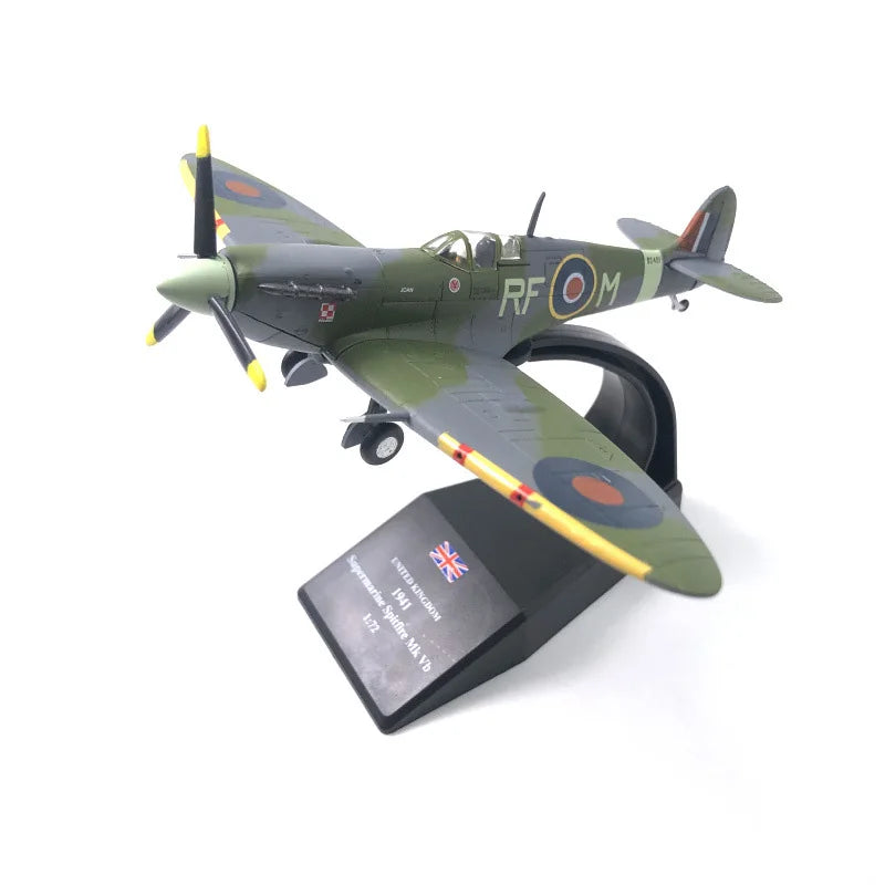 JASON TUTU 1/72 Scale Spitfire Fighter Diecast Metal Military Aircraft Model Collection Drop Shipping