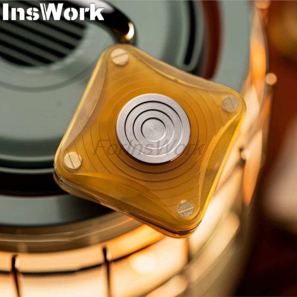 9 Hands 2 In 1 Push Slider Fidget Spinner Fidget Toys Metal EDC Gadgets Mini Toys For Gift