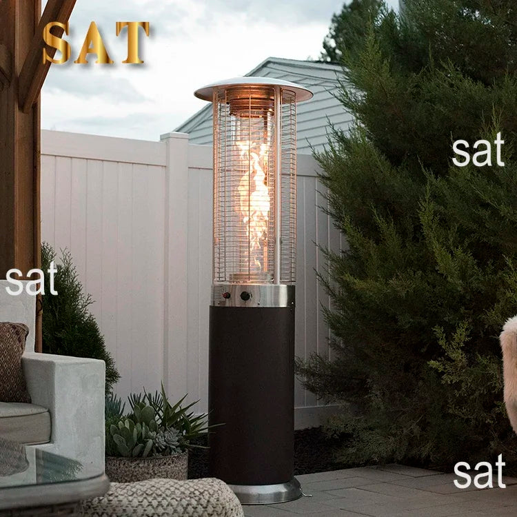 #For 2KW Flame Column Gas Patio Heater New Outdoor Patio Gas Heater