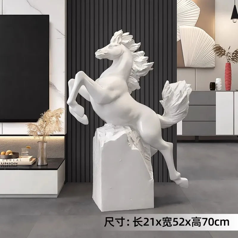 Creative Large Floor-standing Ornaments, Living Room Home Decoration, Entrance Light Luxury Sculpture, Luminous,Store Decoration