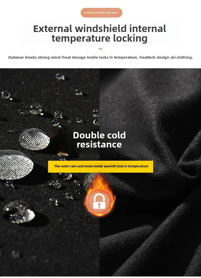 -30℃, Women and Men Snow Wear Suit Sets, Snowboarding Suit, Couple Ski Clothes, Ski Jacket and Pant, Ski Suit for Adult