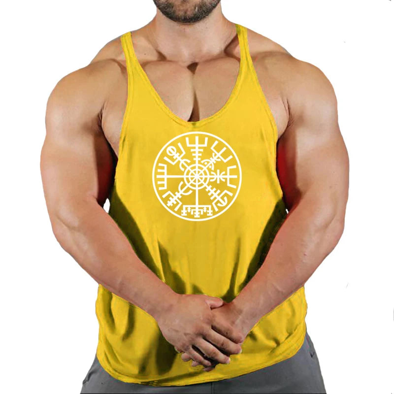Gym Vest Fitness Shirt Muscle Man Singlet Men Tank Tops Stringer Sleeveless Sweatshirt Men's Singlets Top for Fitness Clothing