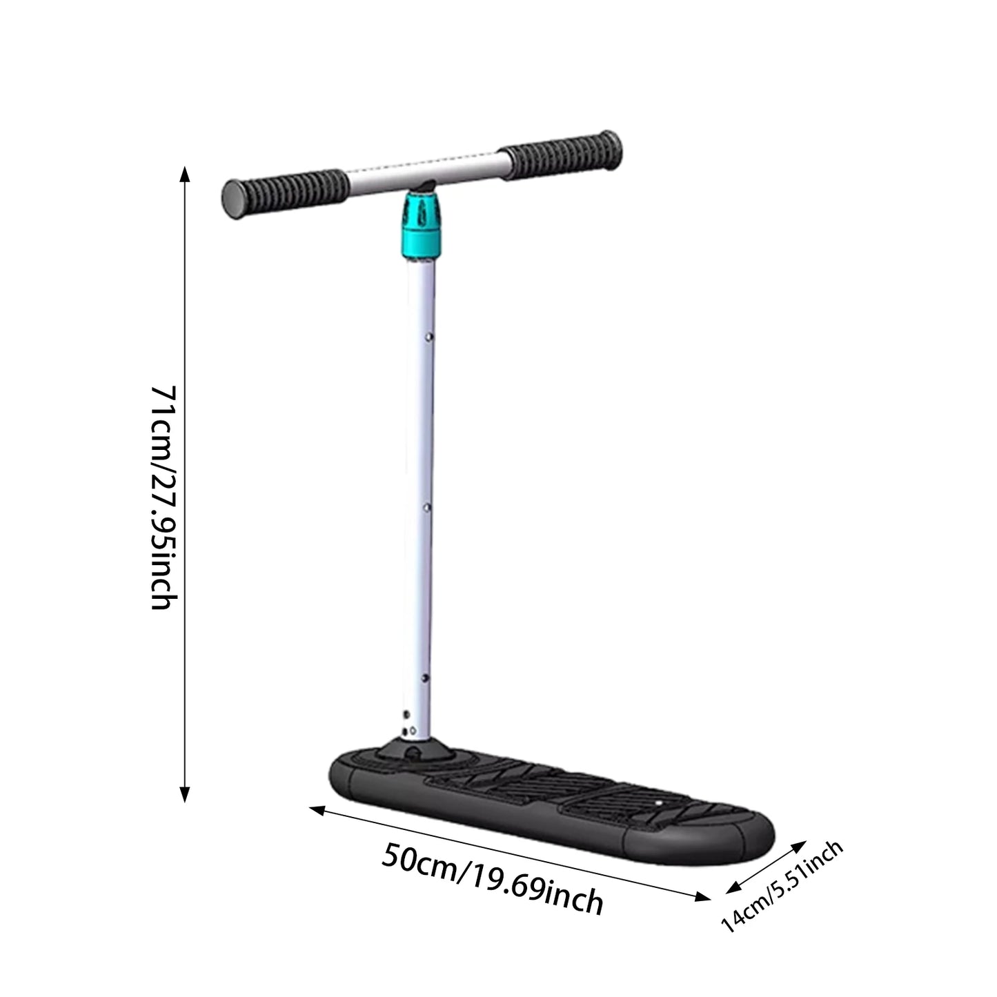 Trampoline Scooter Indoors Outdoor Use Scooter Beginners Gear for Kids Aluminum Alloy Trick Scooter for Park Game