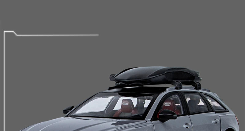 1/24 Audi RS6 Avant Station Wagon Alloy Car Model Diecast Metal Toy Vehicles Car Model Simulation Sound and Light Kids Toys Gift