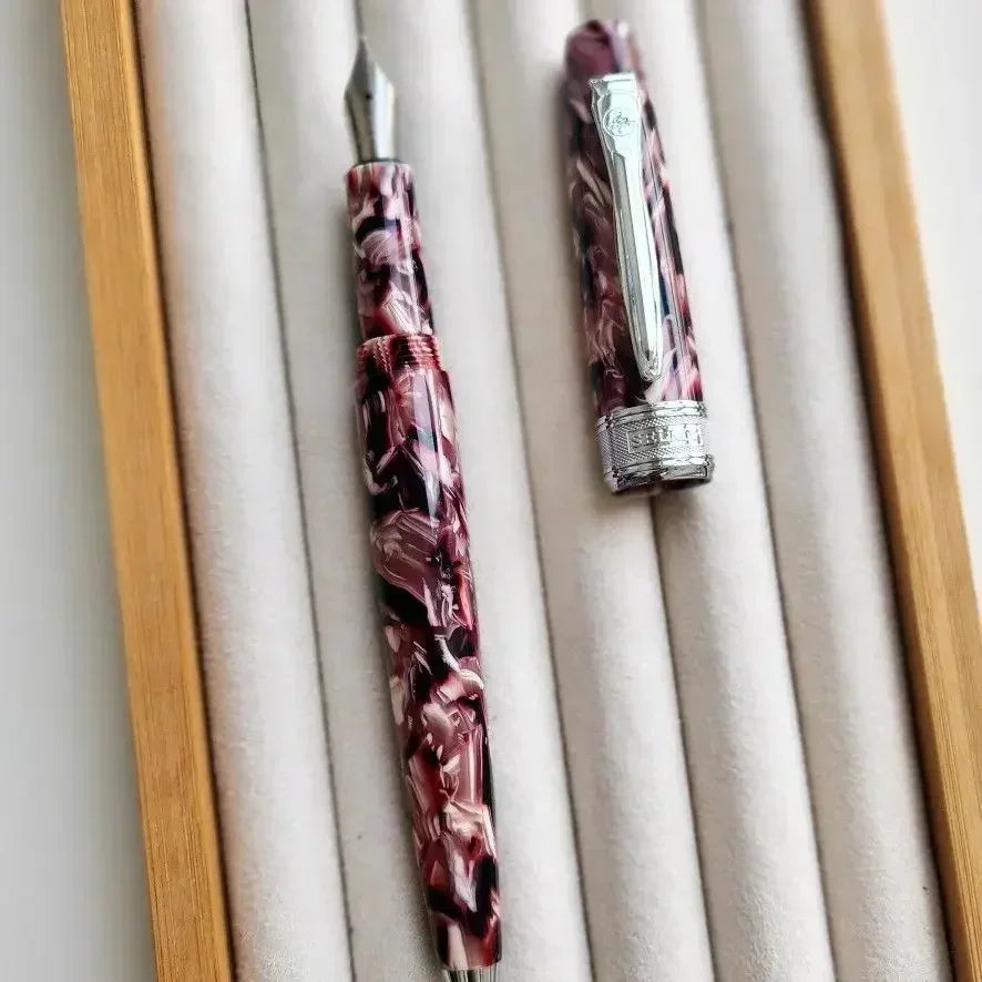 Luxury Visconti Star Van Gogh Resin Fountain Pen High Quality Imported Resin in Various Colors F/M 0.5/0.7mm Nib Office Ink Pens
