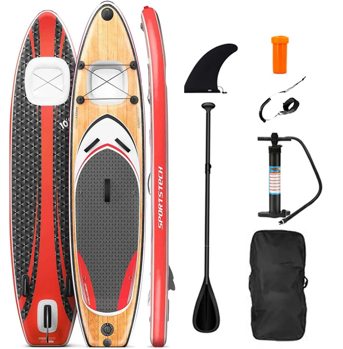 TOURUS  blue wood double layers sup boards melting inflatable stable stand up paddle board 11feet 33inch