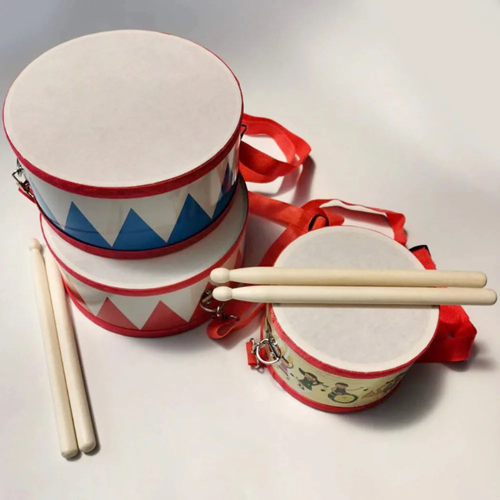 New Early education Beat Children  Toys Drum Wood Percussion instrument Musical Instrument