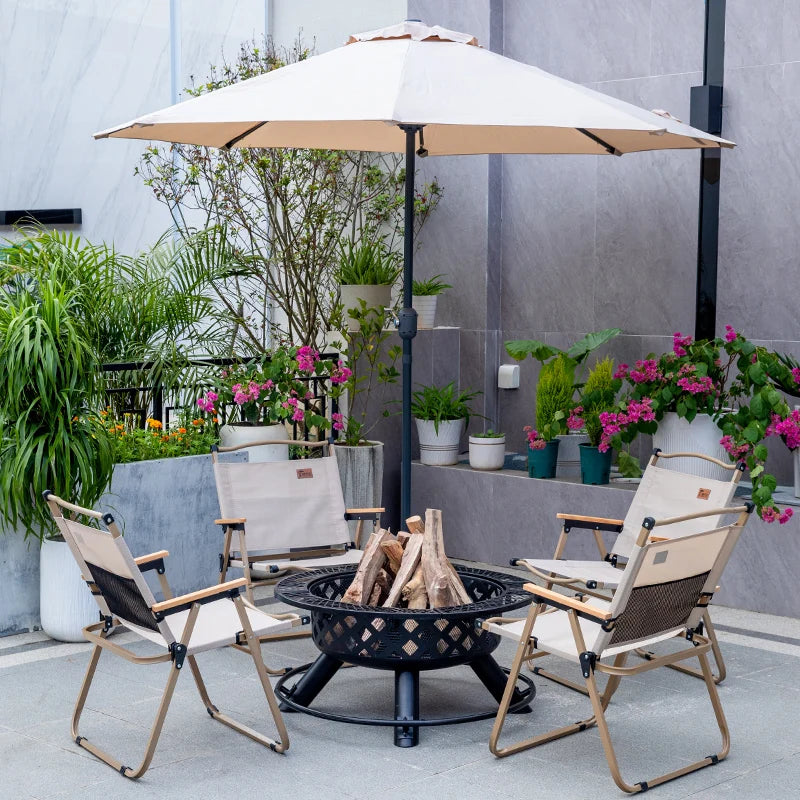 Outdoor Camping Fire Pits Easily Cleaned Patio Barbecue Grill Bbq Outdoor Charcoal Stove