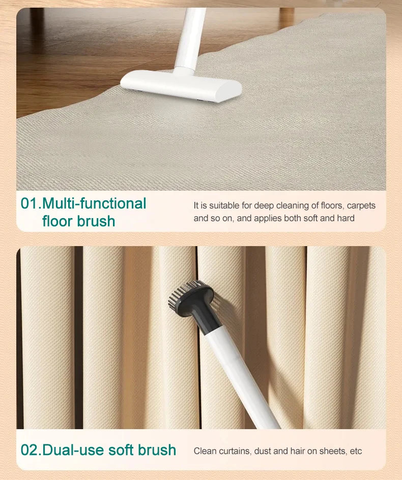 Multifunctional Handheld Vacuum Cleaner Powerful Suction 15000pa Filter Wireless Vacuum Cleaner for Pet hair Floor Household