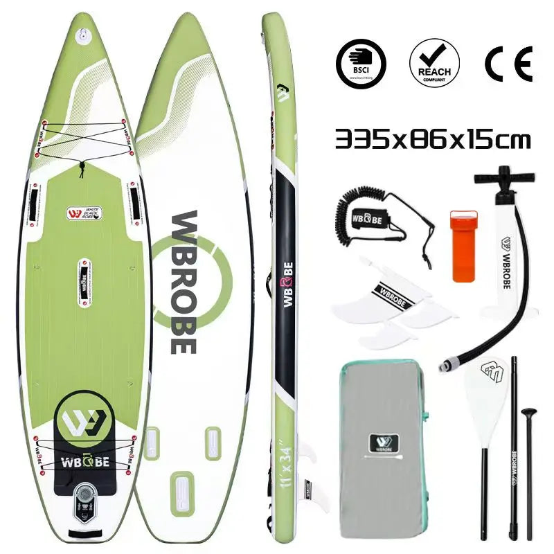 TOURUS  blue wood double layers sup boards melting inflatable stable stand up paddle board 11feet 33inch