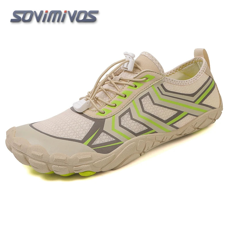 Green Water Shoes For Men Aqua Upstream Shoes New Breathable Mesh Beach Sandals Summer Sport Shoes Women Swimming Shoes Slippers