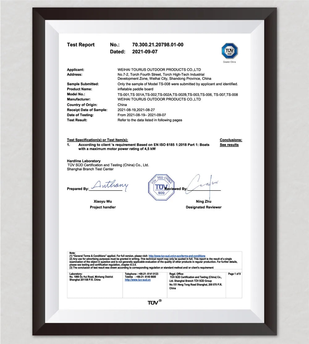 TOURUS  blue wood double layers sup boards melting inflatable stable stand up paddle board 11feet 33inch