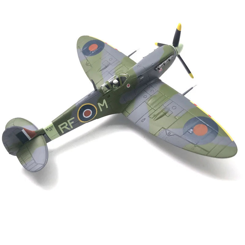 JASON TUTU 1/72 Scale Spitfire Fighter Diecast Metal Military Aircraft Model Collection Drop Shipping