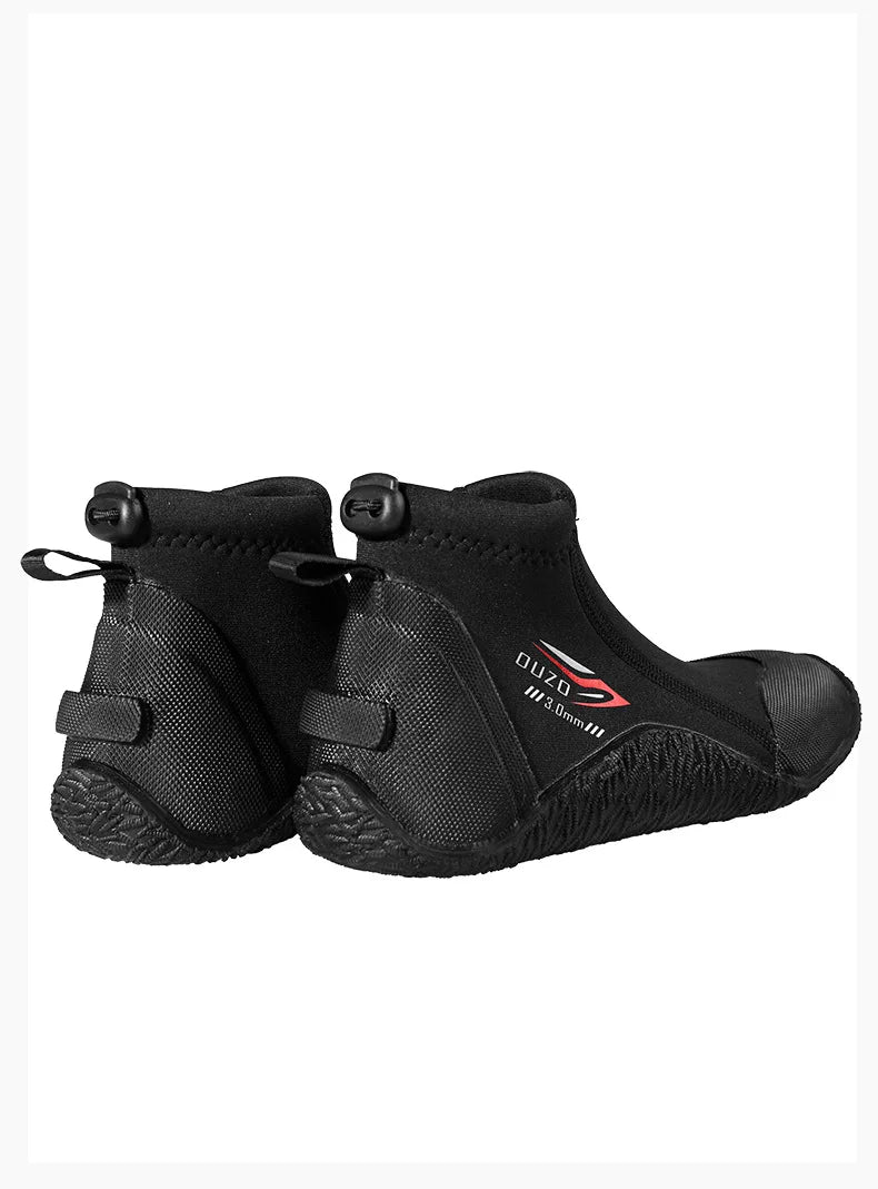 3MM Short Diving Boots Neoprene Scuba Diving Snorkeling Water Shoes Beach Surfing Anti Slip Boots Snorkeling Spearfishing Shoes